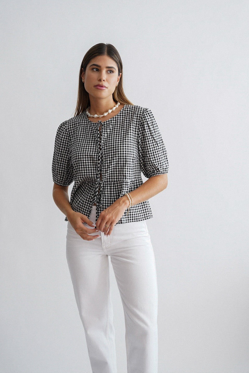 Mallorca Gingham Top