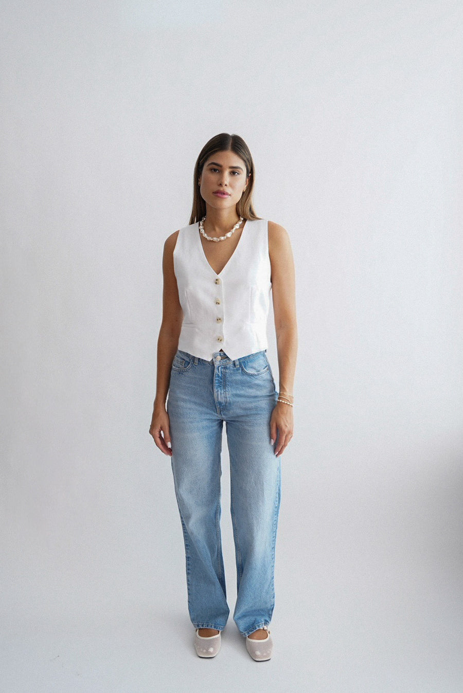 Veneza Linen Vest – KNUPP KOUTURE
