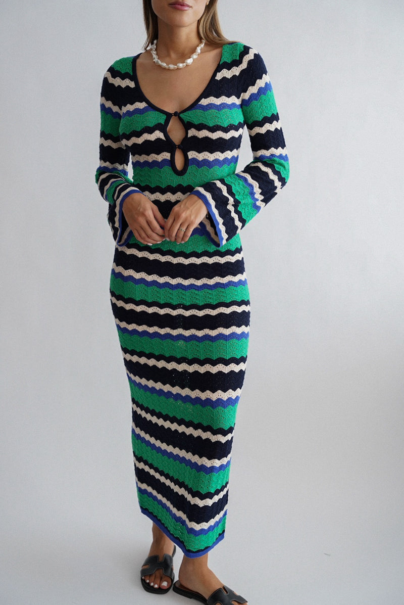 Danostia Knit Maxi Dress Large Danostia Knit Maxi Dress Large