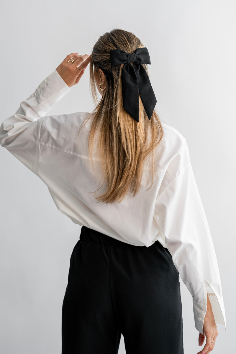 THE BALLERINA HAIR BOW BLACK BY LA VERITE THE LABEL