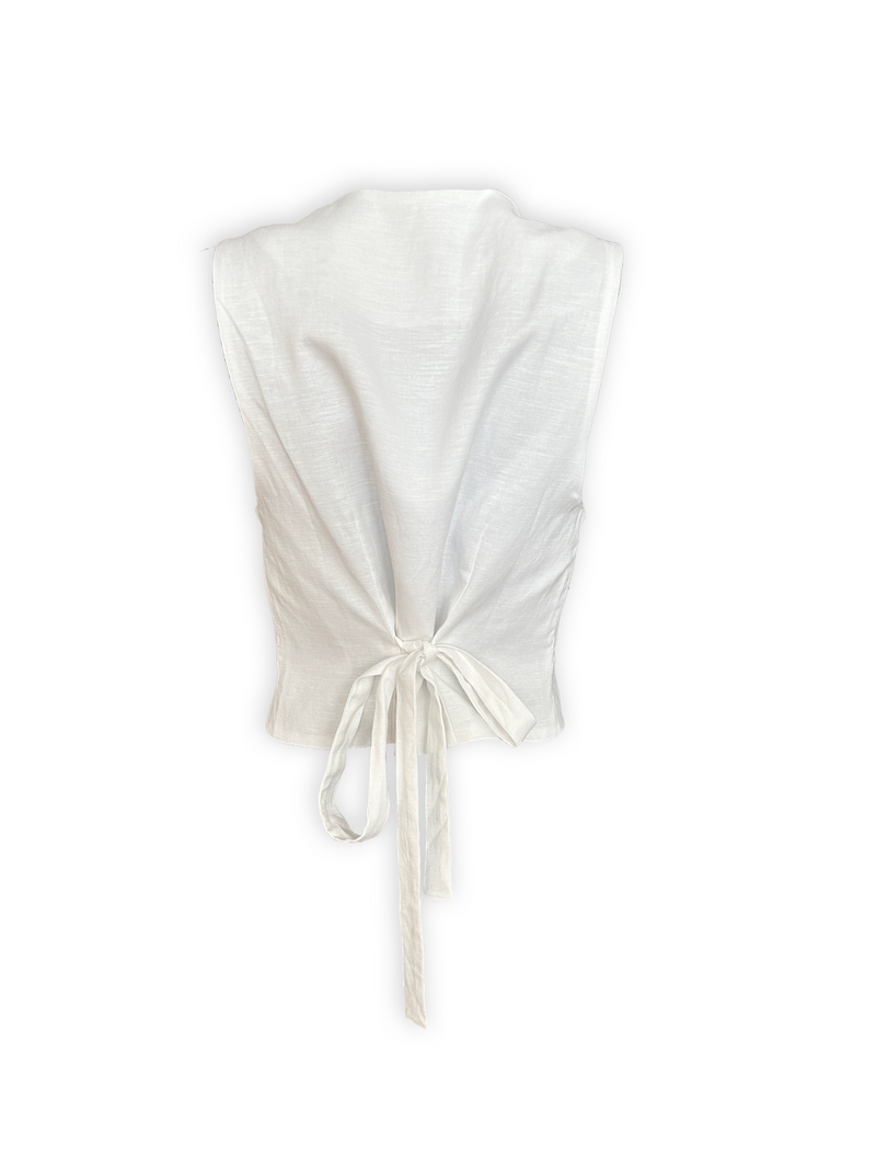 Veneza Linen Vest – KNUPP KOUTURE Veneza Linen Vest – KNUPP KOUTURE